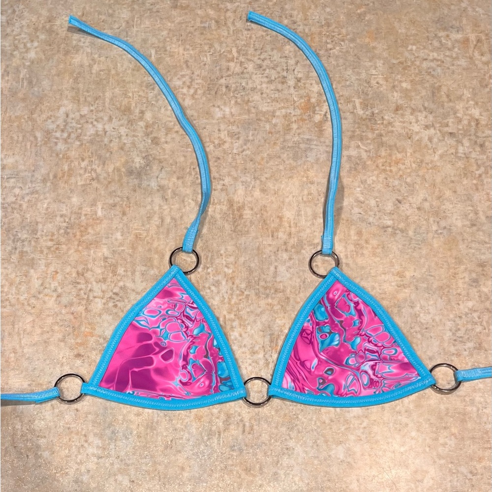 Planet disco rave/Festival bikini top